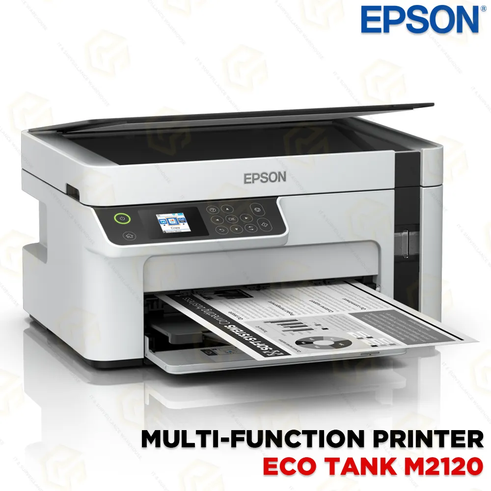 EPSON M2120 ECO TANK MFP MONO WIFI PRINTER (3YEAR)