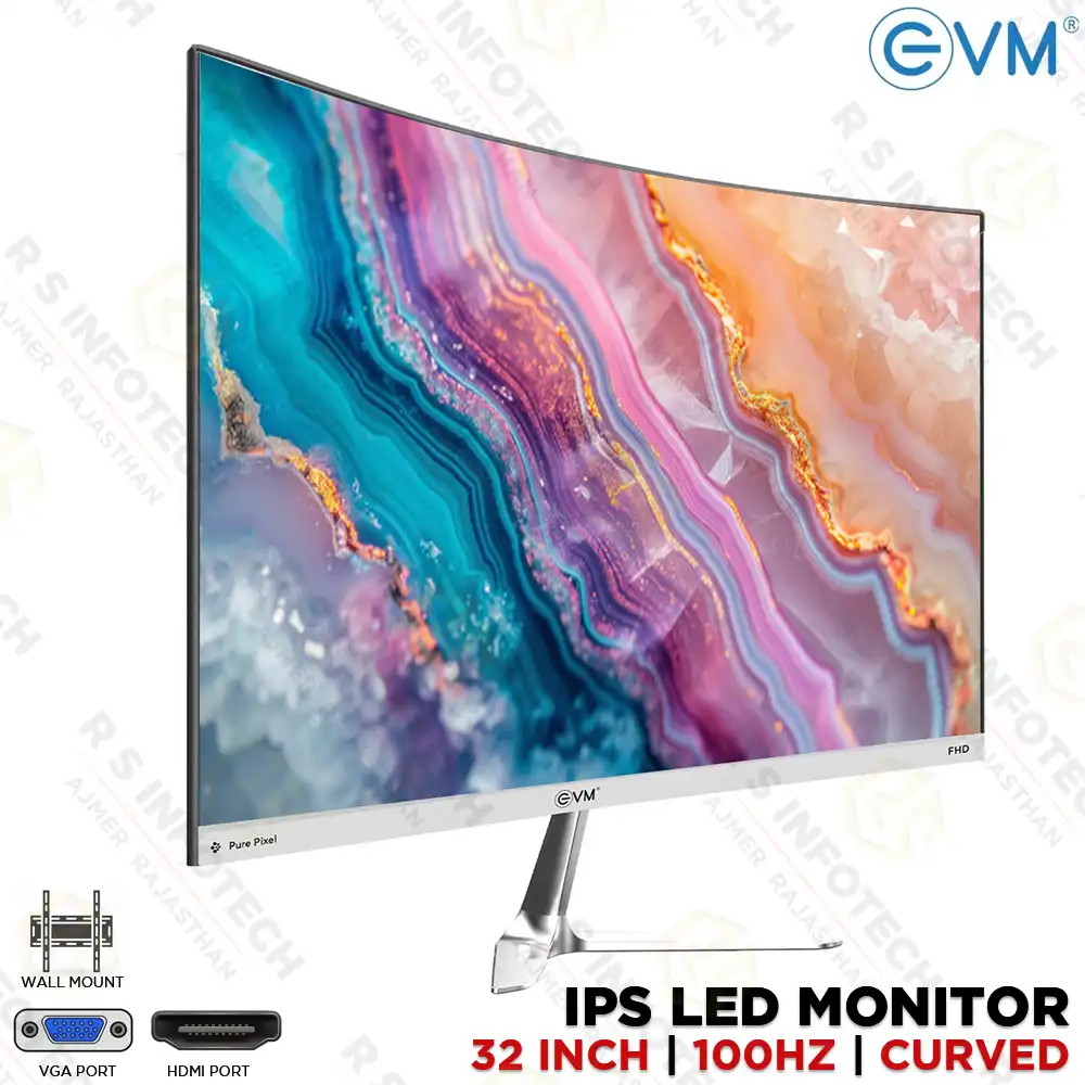 EVM 31.5" FULL HD CURVE MONITOR EVM 195 PLASMA LED | 100HZ | IN-BUILT SPEAKER