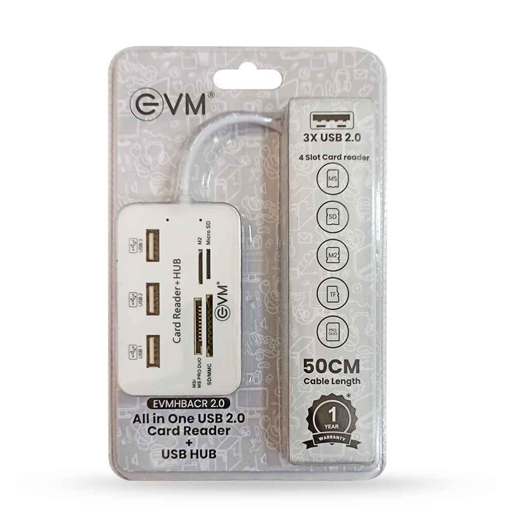 EVM ALL IN 1 USB HUB+CARD READER 2.0