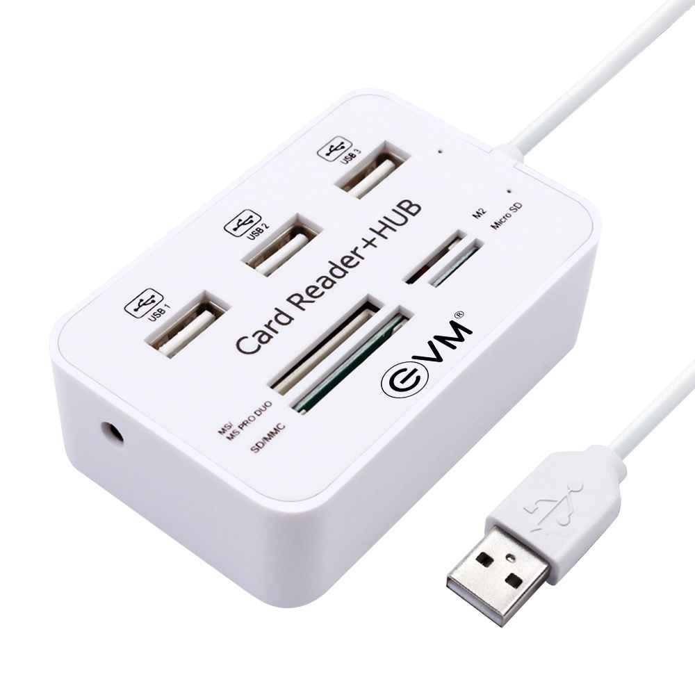 EVM ALL IN 1 USB HUB+CARD READER 2.0