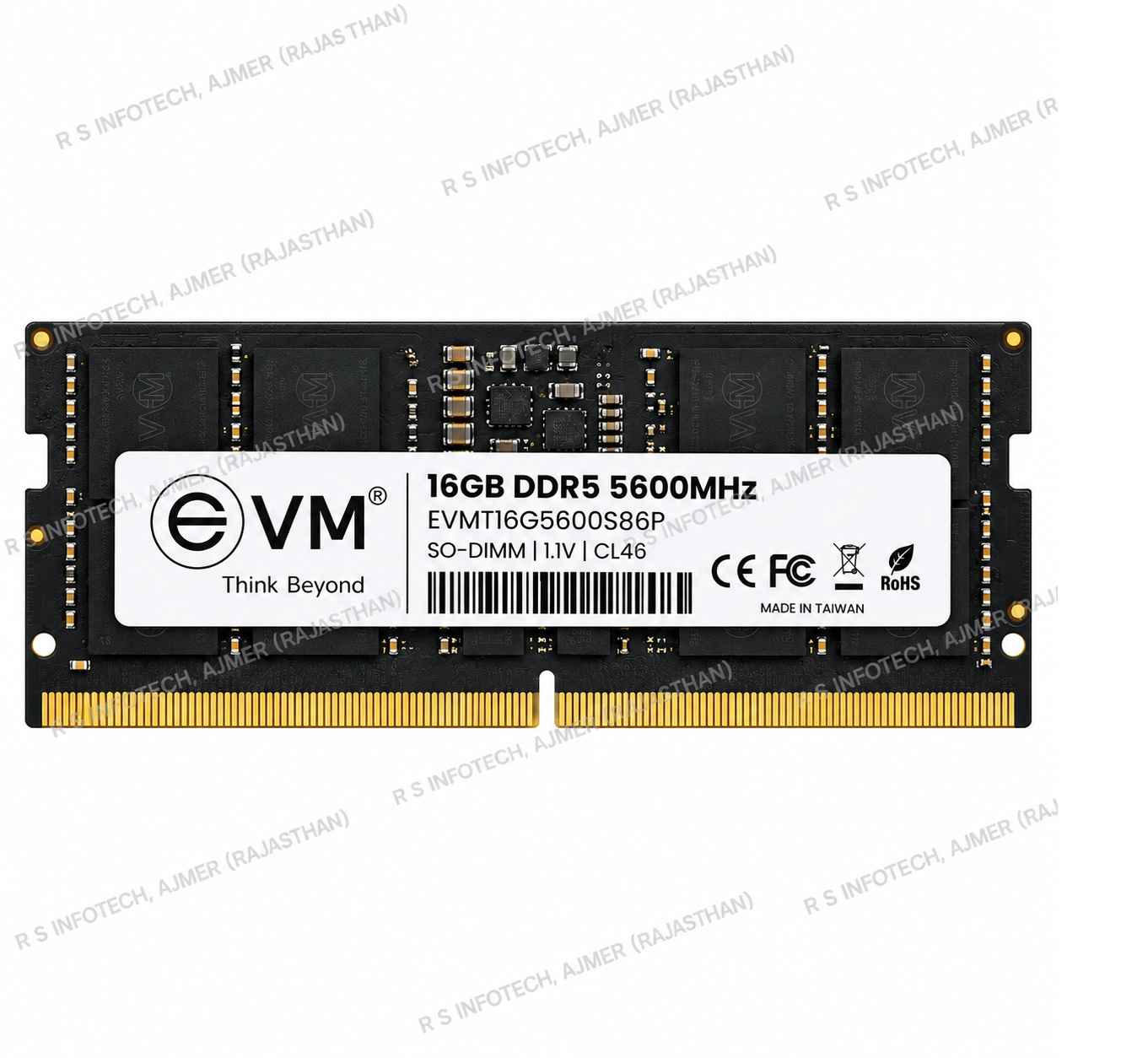 EVMT16G5600S86P 16GB DDR5 5600MHZ LAPTOP RAM