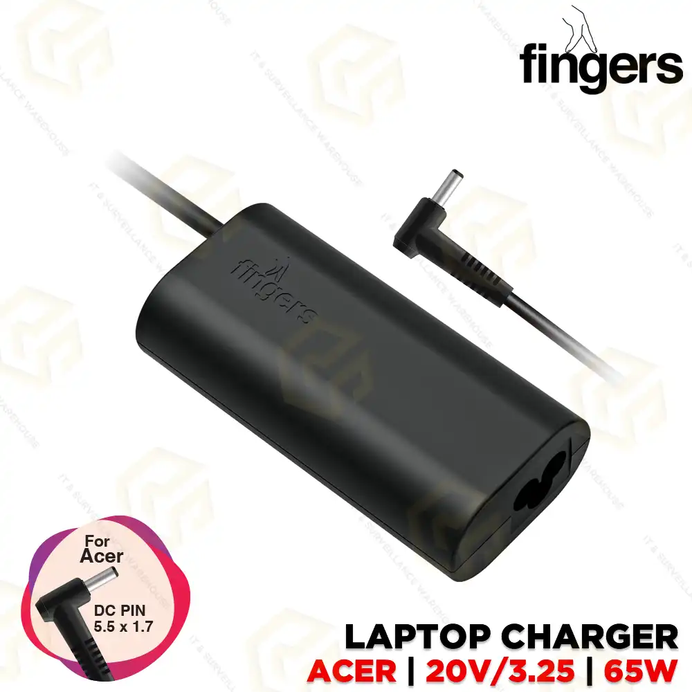 FINGERS ACER ADAPTER 20V/3.25 5.5X1.7M (3YR)