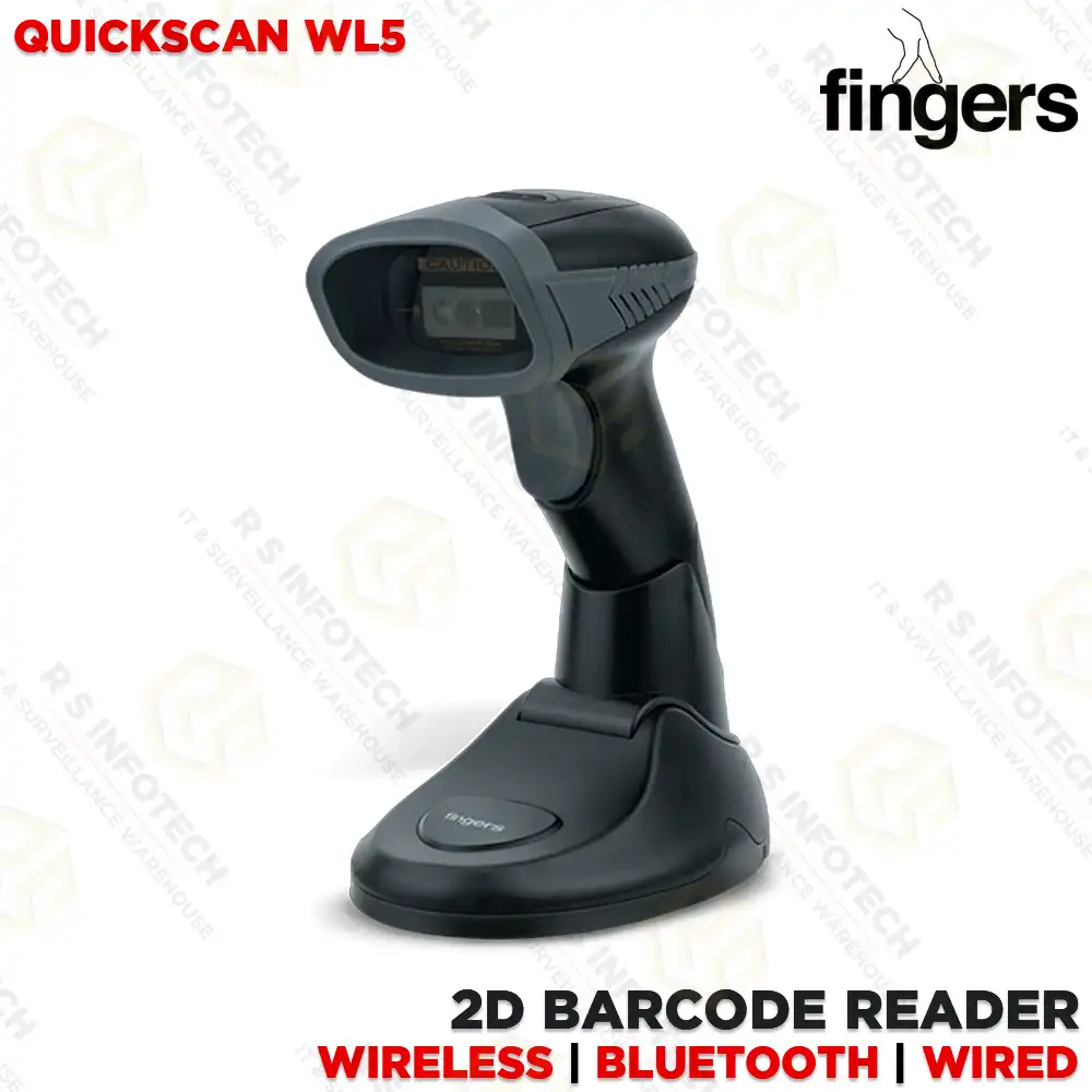 FINGERS QUICK SCAN WL5 2D WIRELESS BARCODE READER