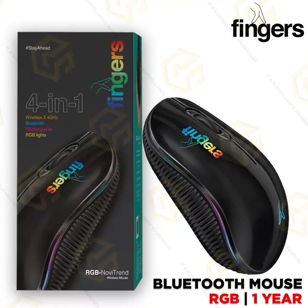 FINGERS RGB NOVITREND WIRELESS+BLUETOOTH MOUSE