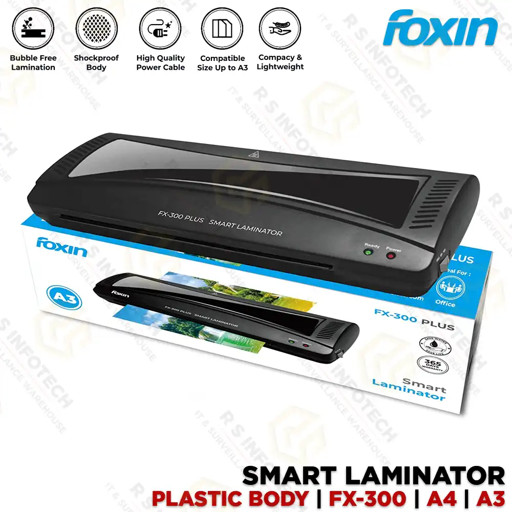 FOXIN A3/A4 LAMINATION MACHINE FX-400 PLASTIC BODY (1YEAR)