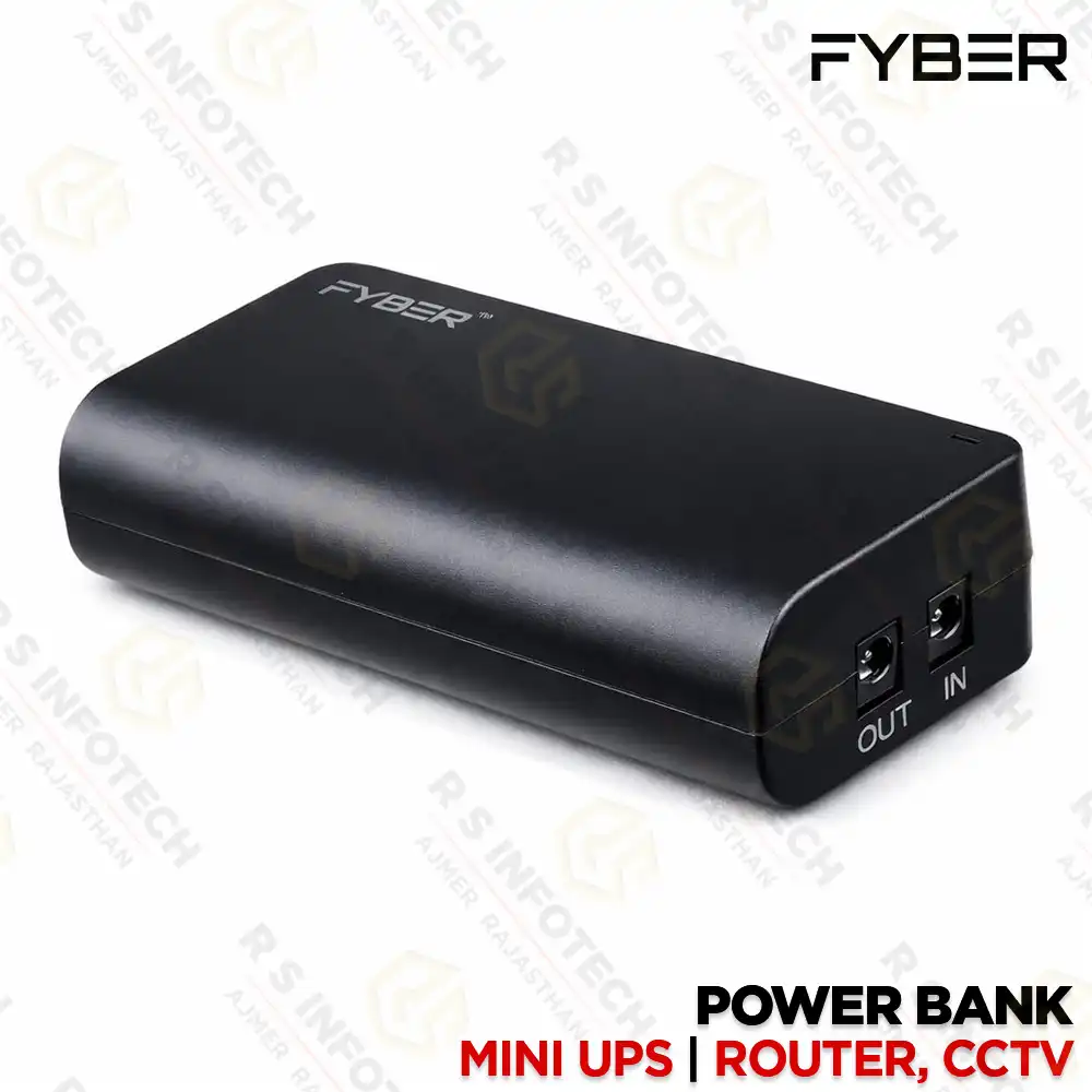 FYBER 12V/2.5A MINI UPS FOR ROUTER, CCTV CAMERA, BIOMETRIC MACHINE (FY-DC-UPS-25)