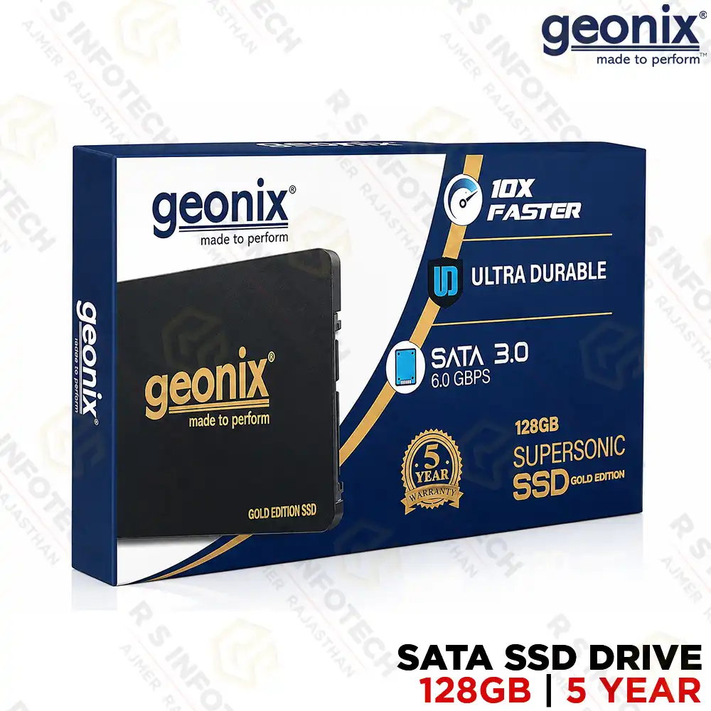 GEONIX 128GB SATA 2.5" INTERNAL SSD UP TO 560MB/S READ SPEED | 5 YEAR