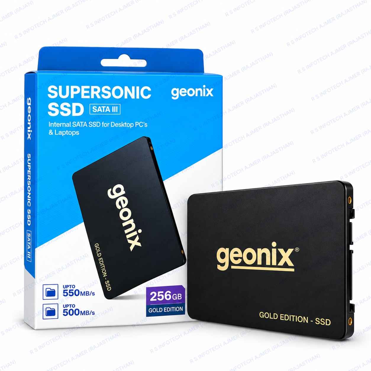 GEONIX SUPERSONIC 256GB SATA III 2.5" INTERNAL SSD (5YEAR)