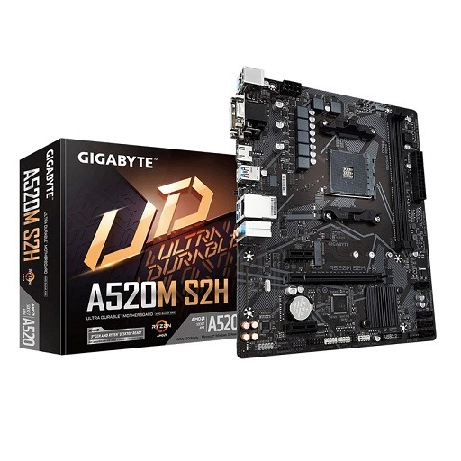 GIGABYTE A520M S2H AMD ULTRA DURABLE MOTHERBOARD | SOCKET AM4