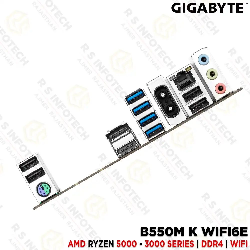 GIGABYTE B550M K WIFI6E DDR4 AMD RYZEN 3000 4000 5000 | G-SERIES MOTHERBOARD
