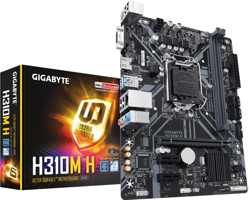 GIGABYTE H310M-H 1.3 DDR4 MOTHERBOARD | INTEL 8TH & 9TH GEN | USB 3.1
