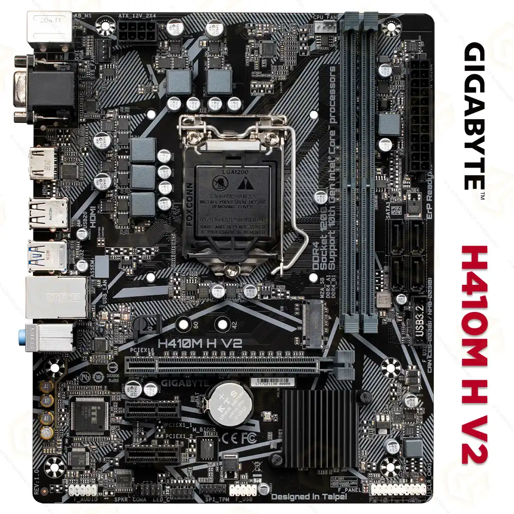 GIGABYTE H410M H V2 DDR4 NVMe MOTHERBOARD 10TH/ 11TH GEN | LGA1200 SOCKET