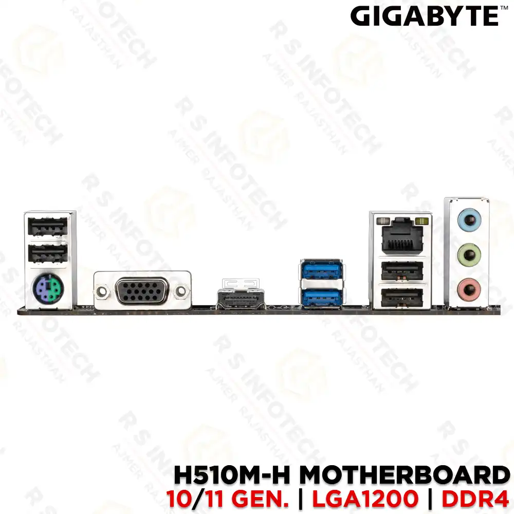 GIGABYTE H510M-H MOTHERBOARD FOR INTEL 10TH/11TH GEN (3 YEAR)