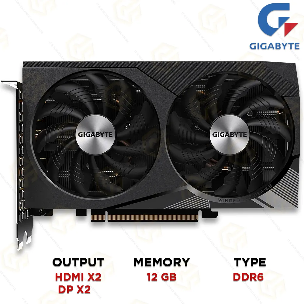 GIGABYTE RTX 3060 WINDFORCE 12GB OC GRAPHICS CARD
