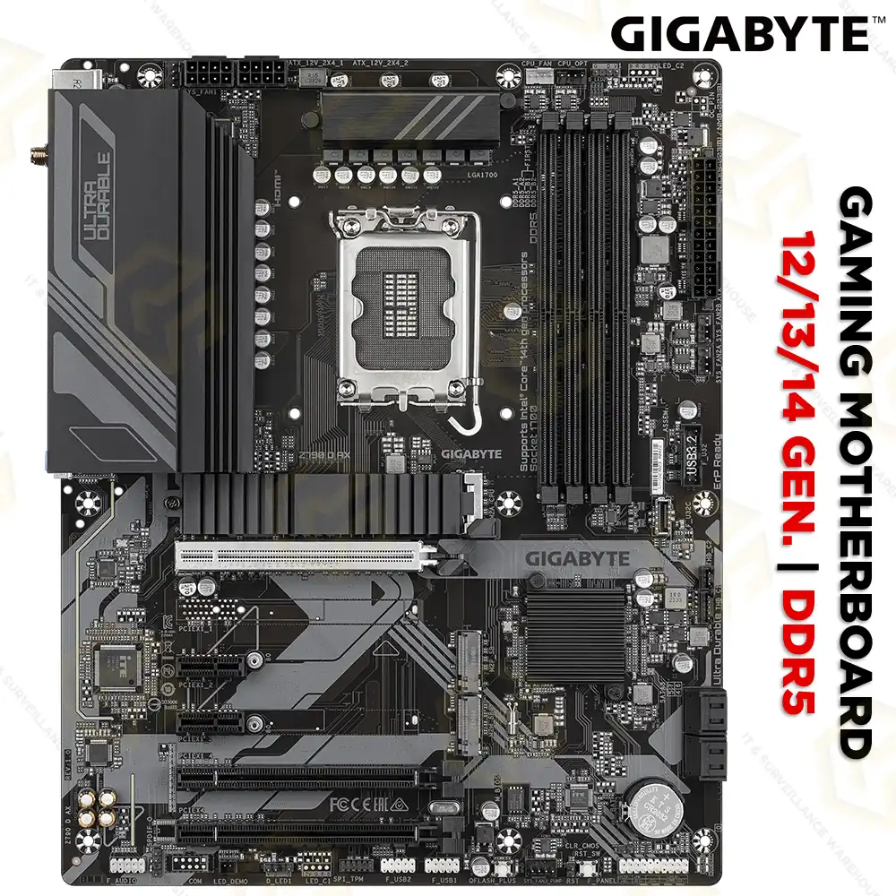 GIGABYTE Z790 D AX DDR5 WIFI+BLUETOOTH MOTHERBOARD 12TH/ 13TH/ 14TH GEN