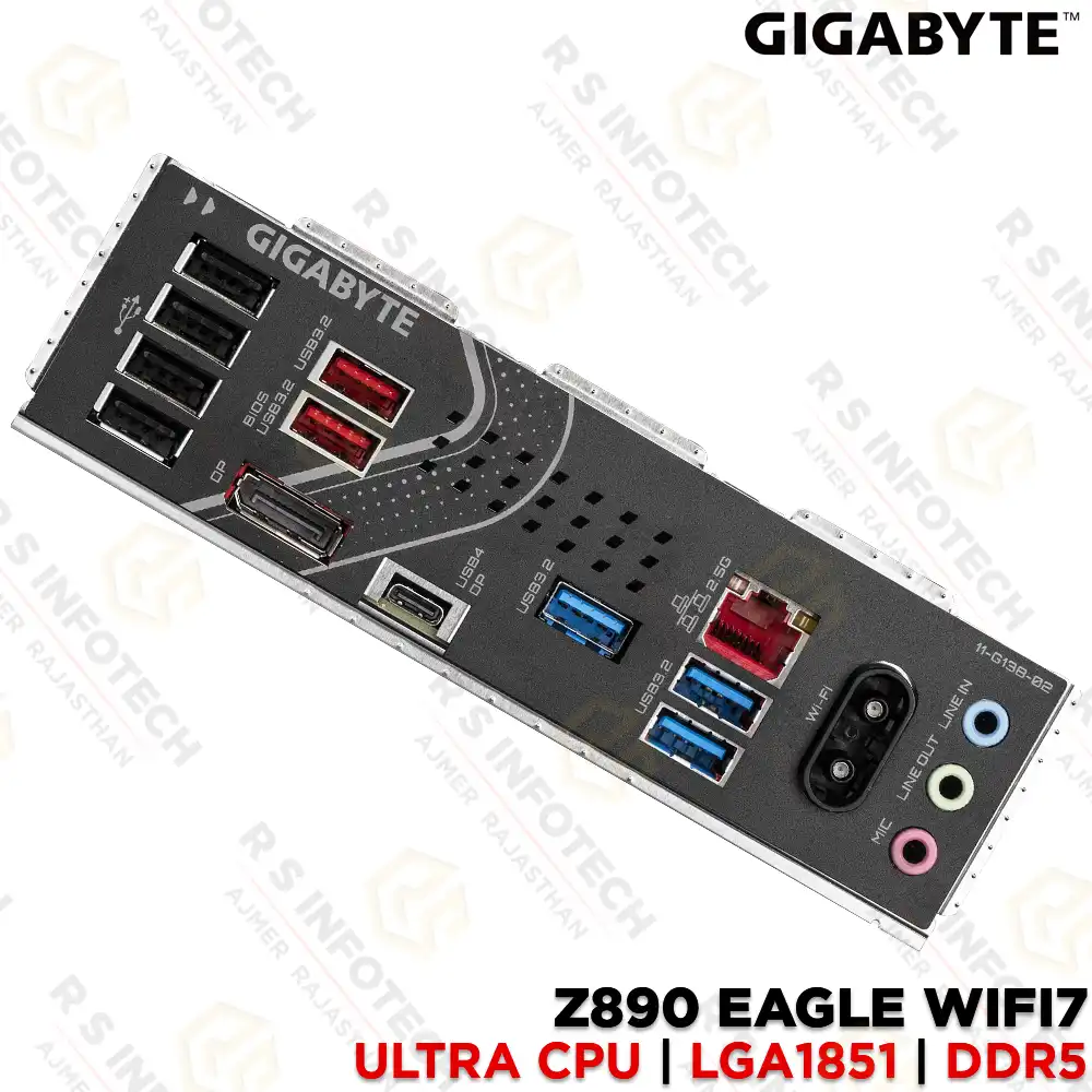 GIGABYTE Z890 EAGLE WIFI7 LGA 1851 DDR5 ULTRA SERIES2/ARROW LAKE MOTHERBOARD
