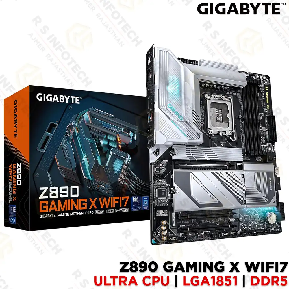GIGABYTE Z890 GAMING X WIFI7 DDR5 LGA1851 ATX CORE ULTRA SERIES 2 MOTHERBOARD