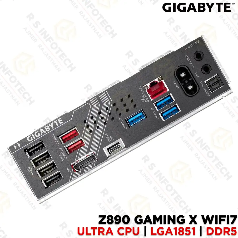 GIGABYTE Z890 GAMING X WIFI7 DDR5 LGA1851 ATX CORE ULTRA SERIES 2 MOTHERBOARD