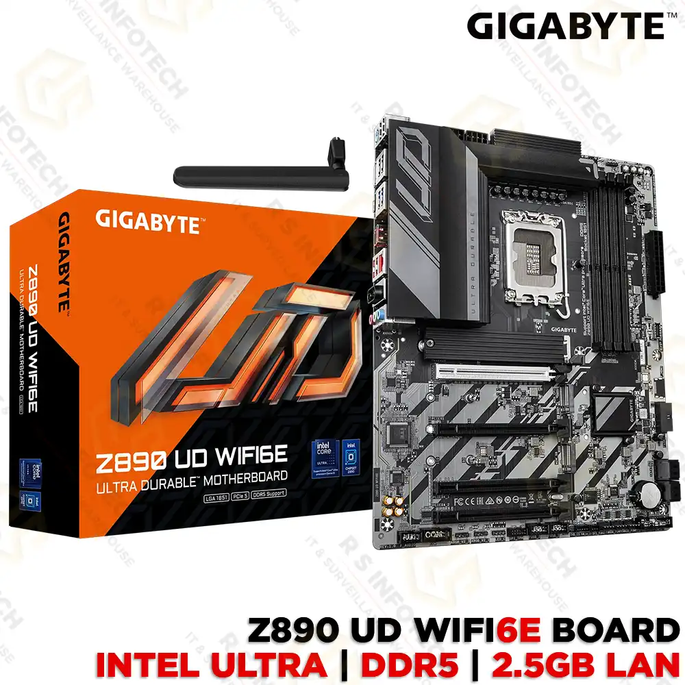 GIGABYTE Z890 UD WIFI6E ULTRA SERIES SUPPORT ONLY DDR5 MOTHERBOARD