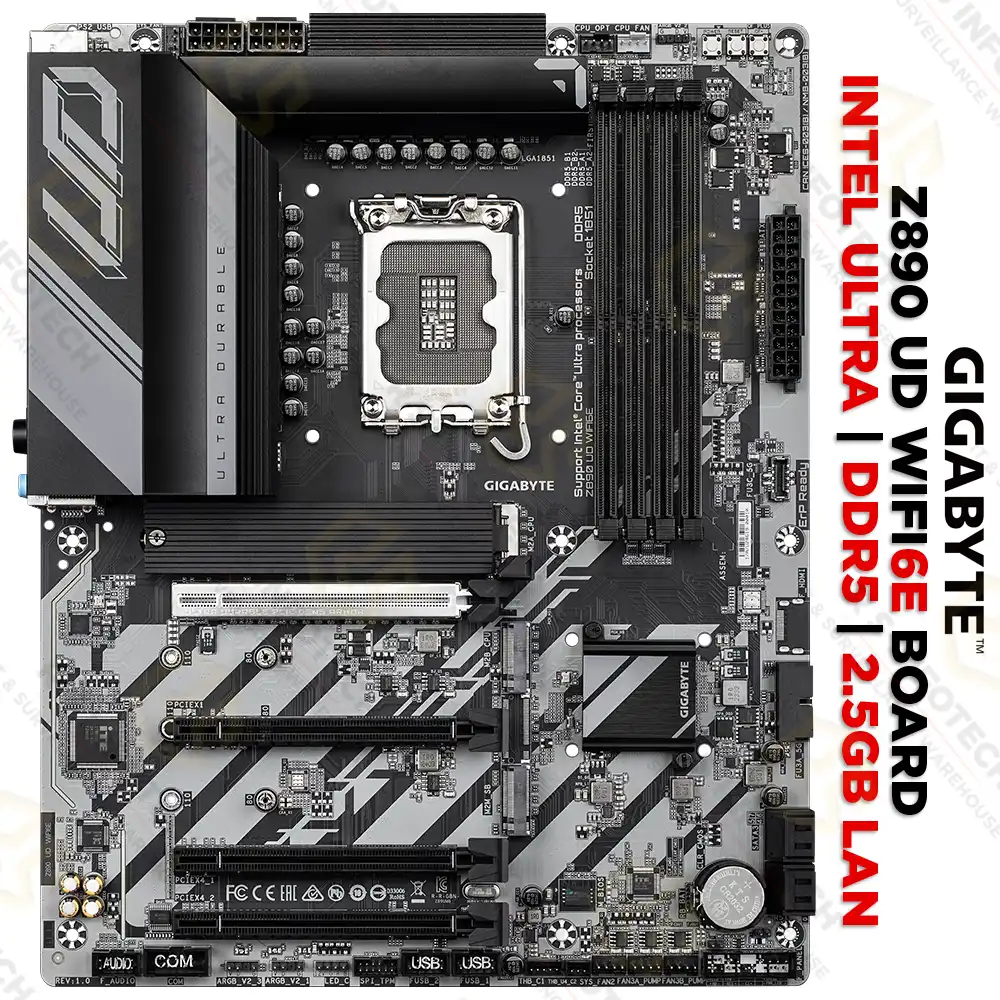 GIGABYTE Z890 UD WIFI6E ULTRA SERIES SUPPORT ONLY DDR5 MOTHERBOARD
