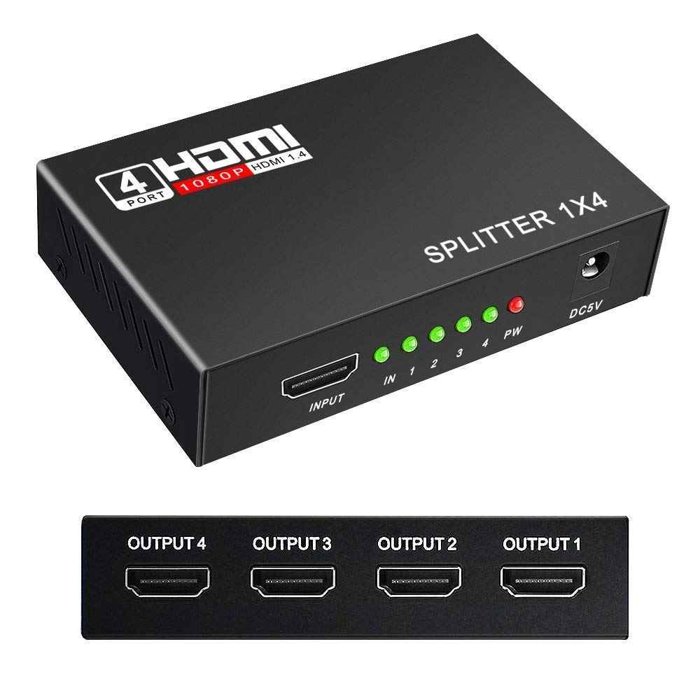RANZ HDMI SPLITTER 4KX2K 1X4