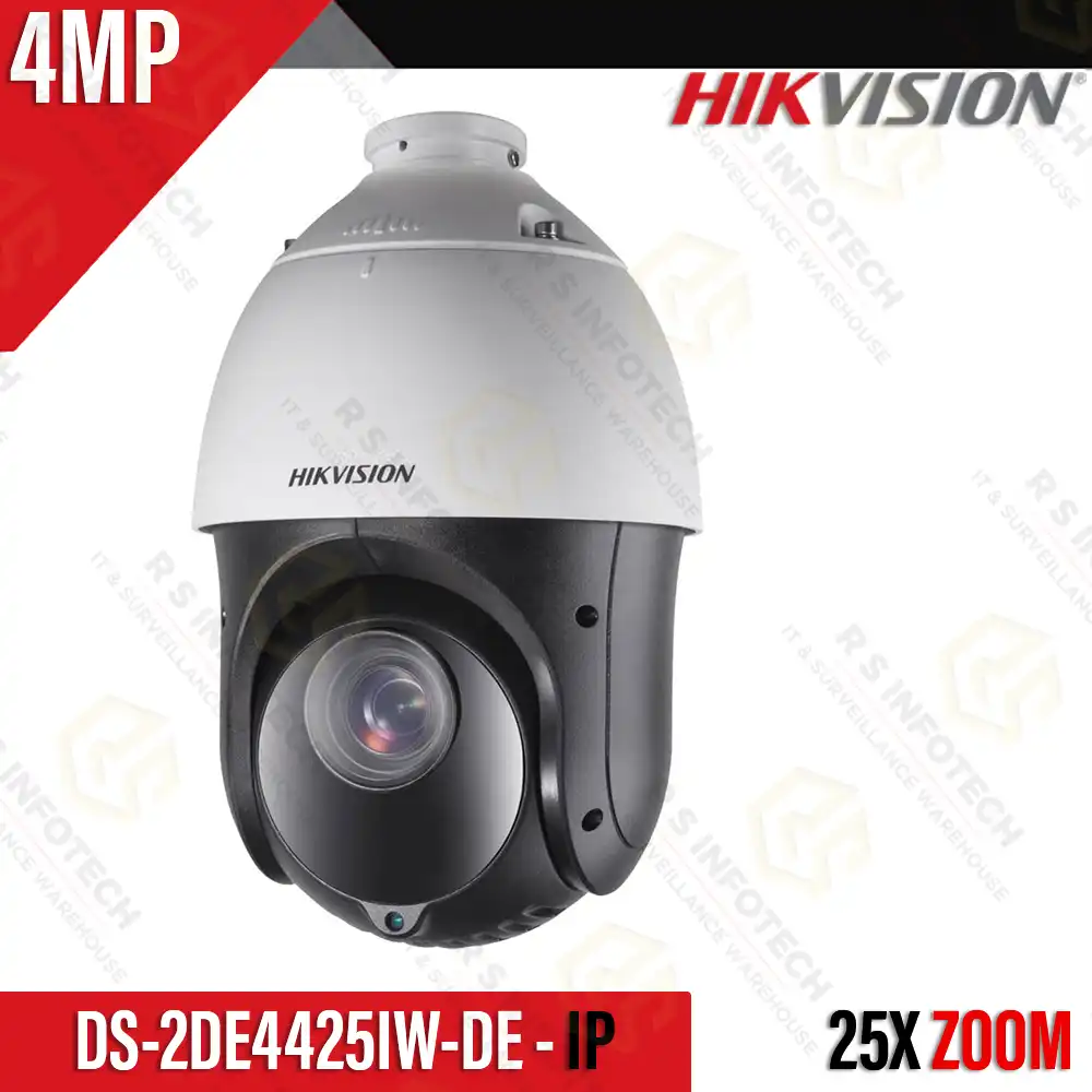 HIKVISION DS-2DE4425IW-DE 4MP 25X OUTDOOR PTZ DOME CAMERA