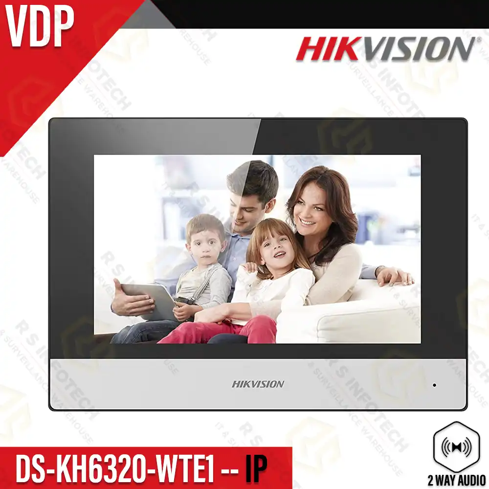 HIKVISION DS-KH6320-WTE1 IP VDP INDOOR UNIT (WORK WITH DS-KIS602)