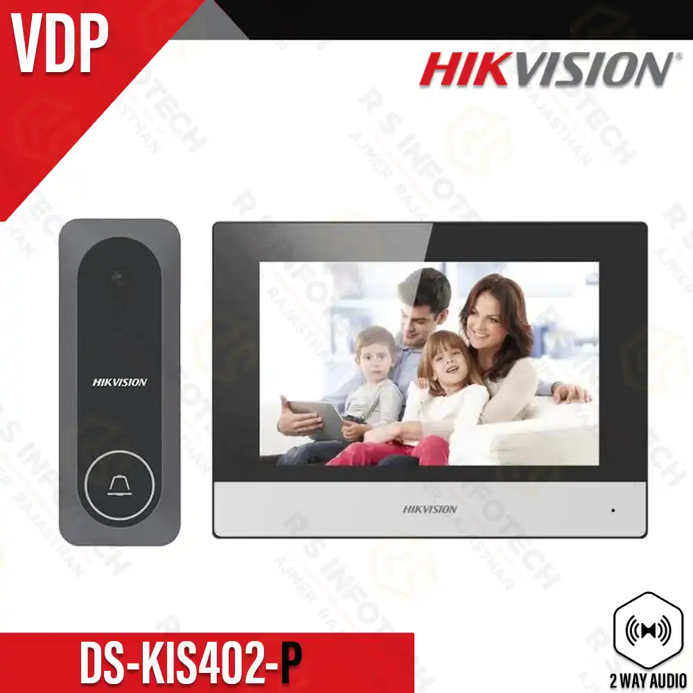 HIKVISION DS-KIS402-P HYBRID VIDEO DOOR PHONE (VDP) KIT