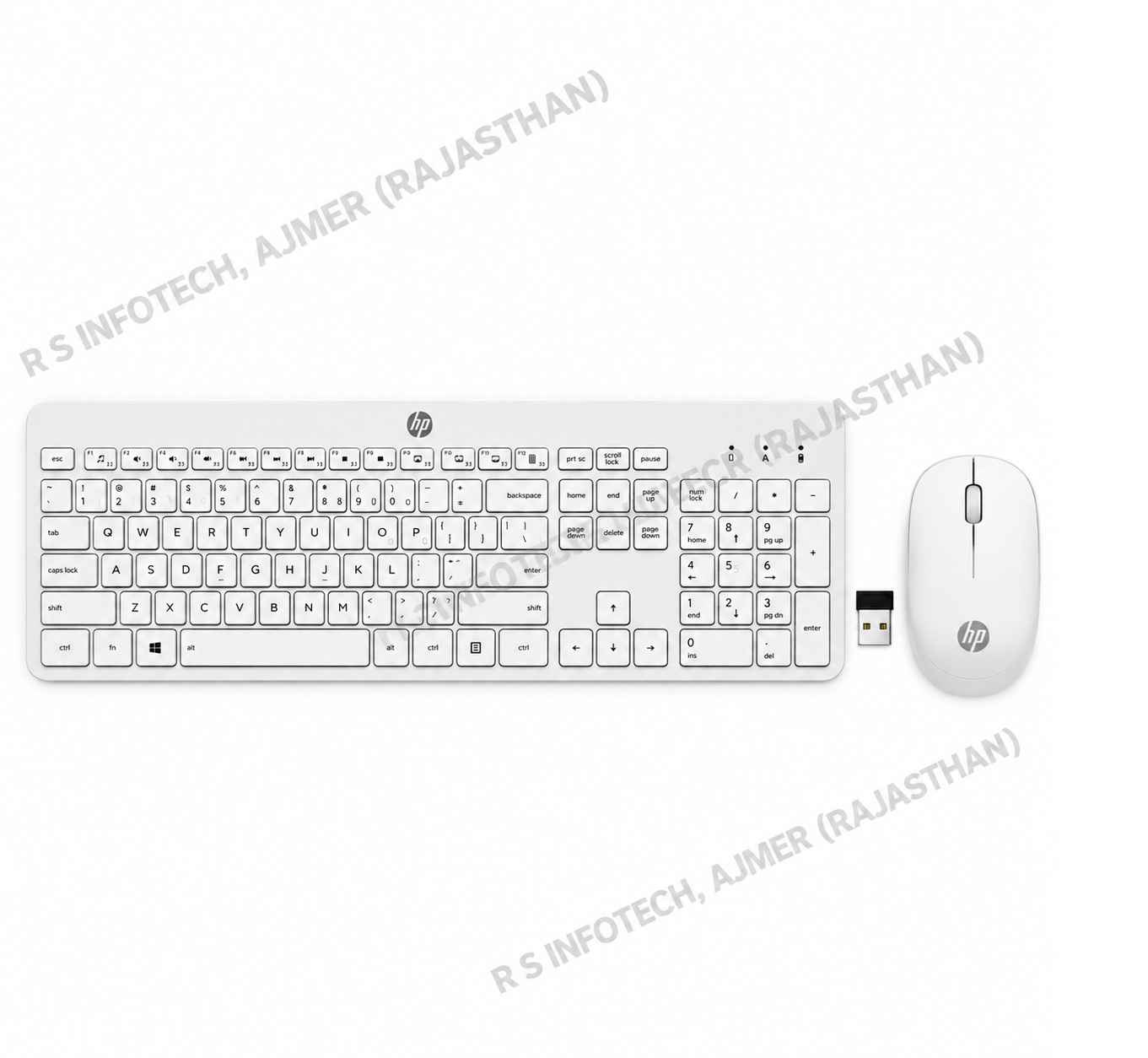 HP 230 WIRELESS MOUSE AND KEYBOARD COMBO | WHITE