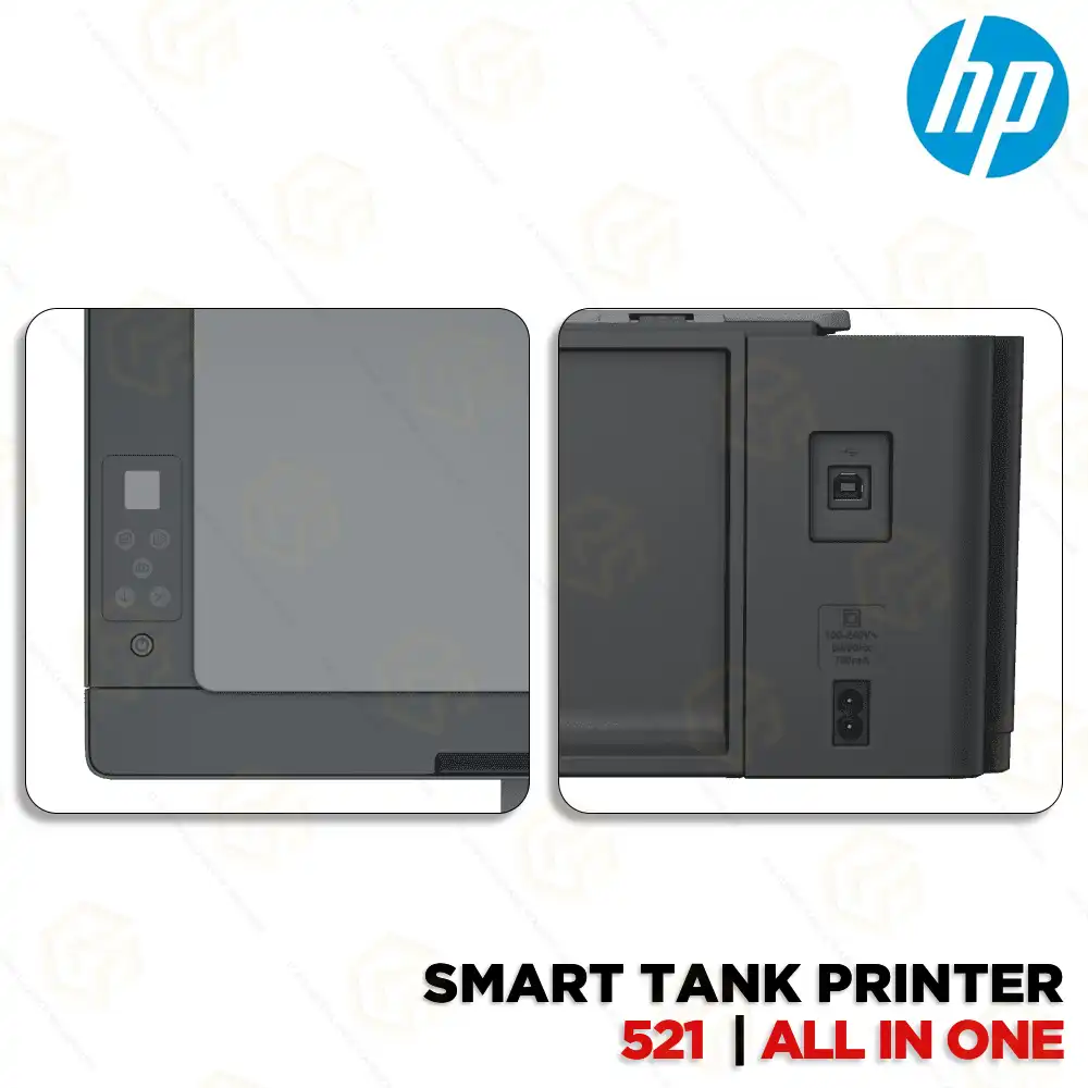 HP SMART TANK 521 AIO COLOR PRINTER |  | USB | INK TANK SYSTEM (1+1YR WARRANTY)