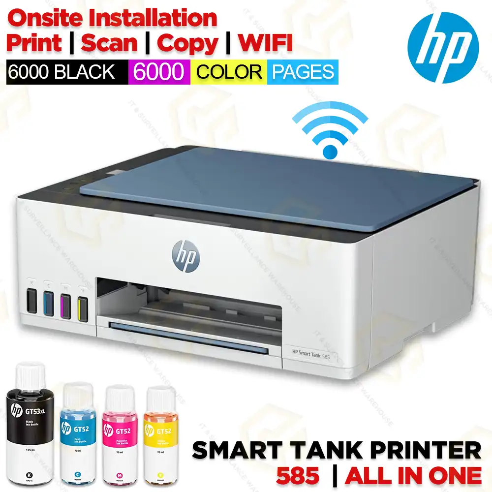 HP SMART TANK 585 MULTIFUNCTION PRINTER (PRINT/SCAN/COPY/WIFI)