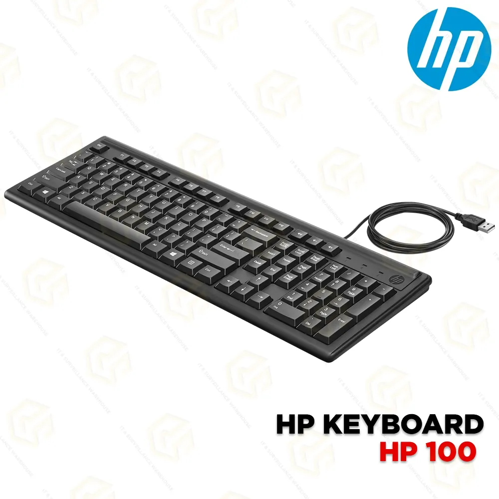 HP WIRED USB KEYBOARD 100 (3YEAR)
