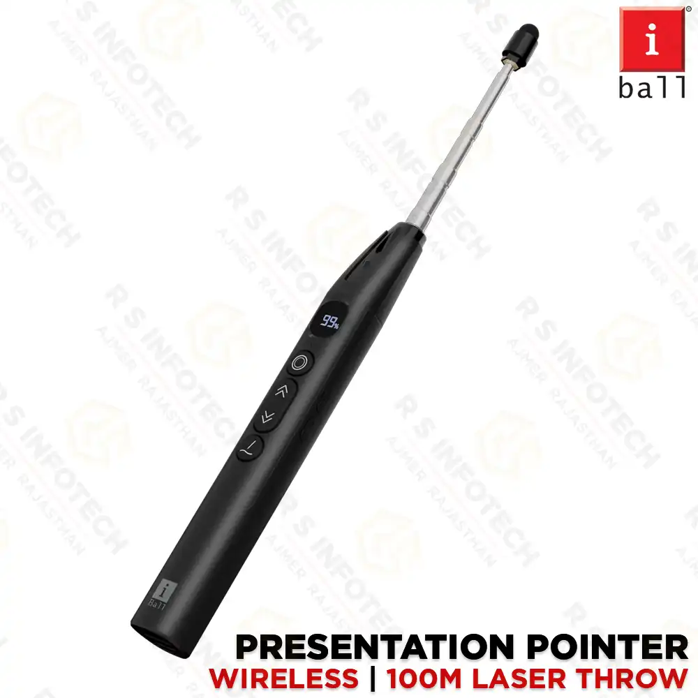 IBALL IMPACT PLUS PRESENTATION POINTER | 2.4GHz RF | 100M LASER THROW