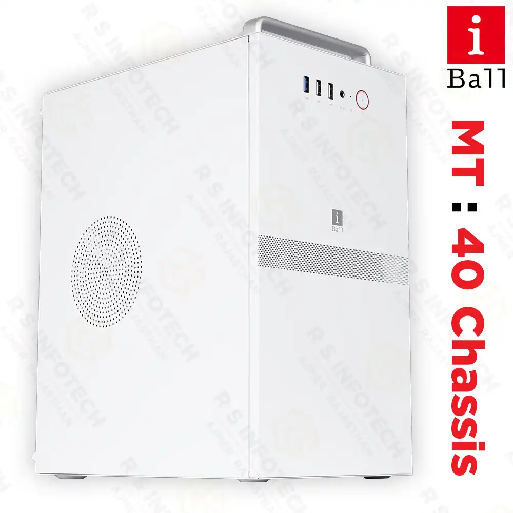 IBALL MT40 WITH SMPS MINI TOWER CABINET | USB 3.0 (WHITE)