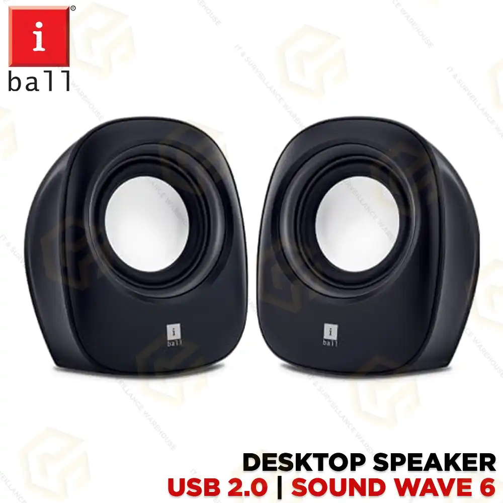 IBALL SPEAKER USB 2.0 SOUND WAVE6 (1YEAR)