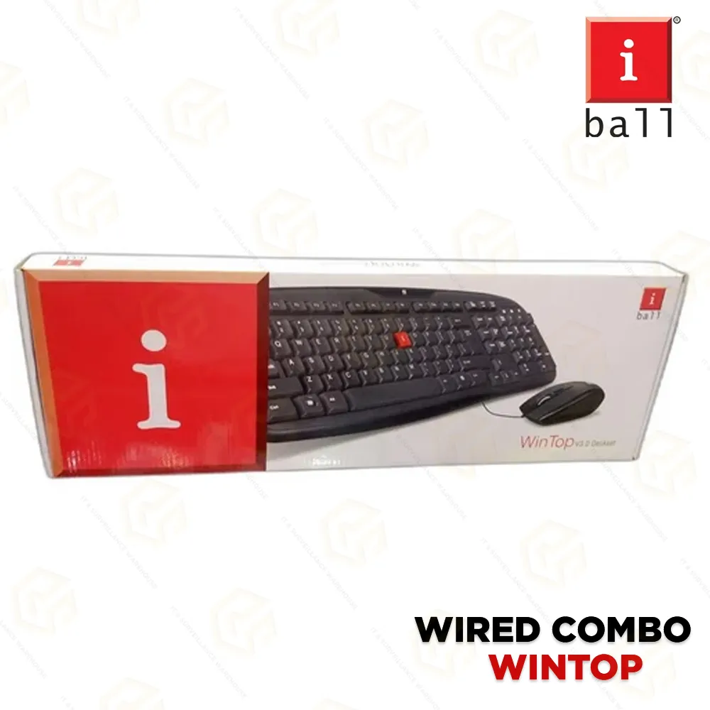 IBALL WINTOP WIRED KEYBOARD COMBO