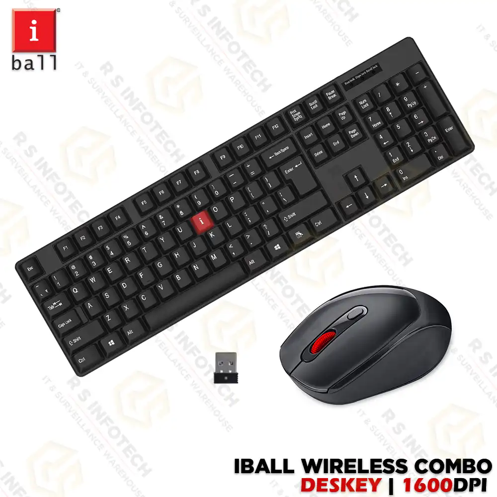 IBALL WIRELESS COMBO SET DESKET 1600DPI