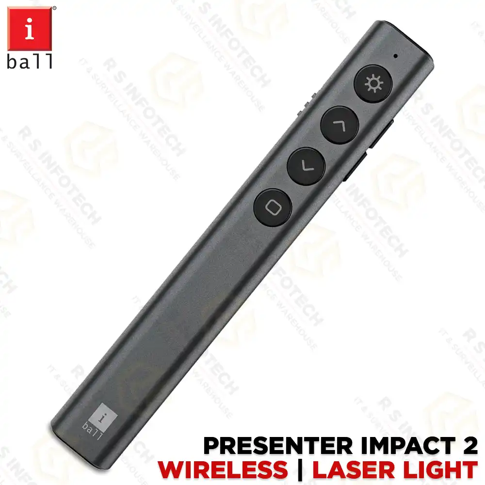 IBALL WIRELESS PRESENTER IMPECT 2 LASER LIGHT