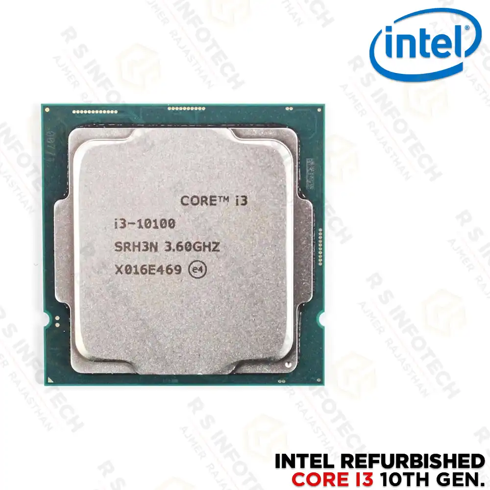 INTEL CORE i3-10100 10TH GEN REFURBISHED CPU (OEM W/O FAN)