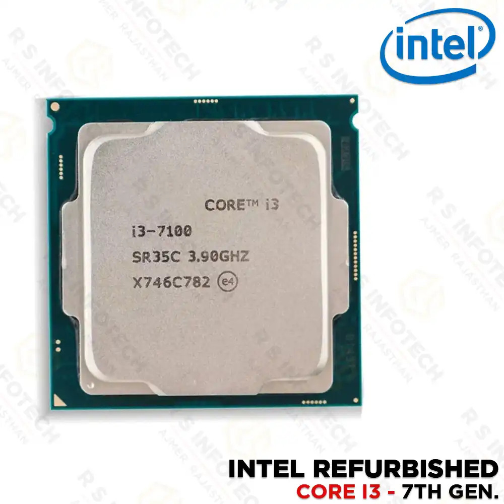 INTEL CORE I3-7TH GENERATION PROCESSOR WITHOUT FAN – LGA1151 DESKTOP CPU (1 YEAR)