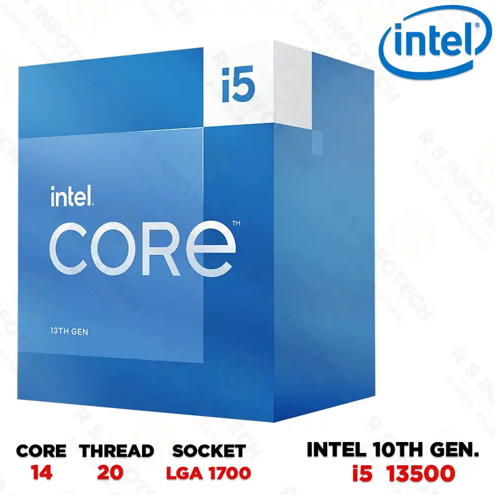 INTEL CORE I5 13TH GENERATION PROCESSOR 13500 | LGA1700 WITH GRAPHICS (3YEAR)