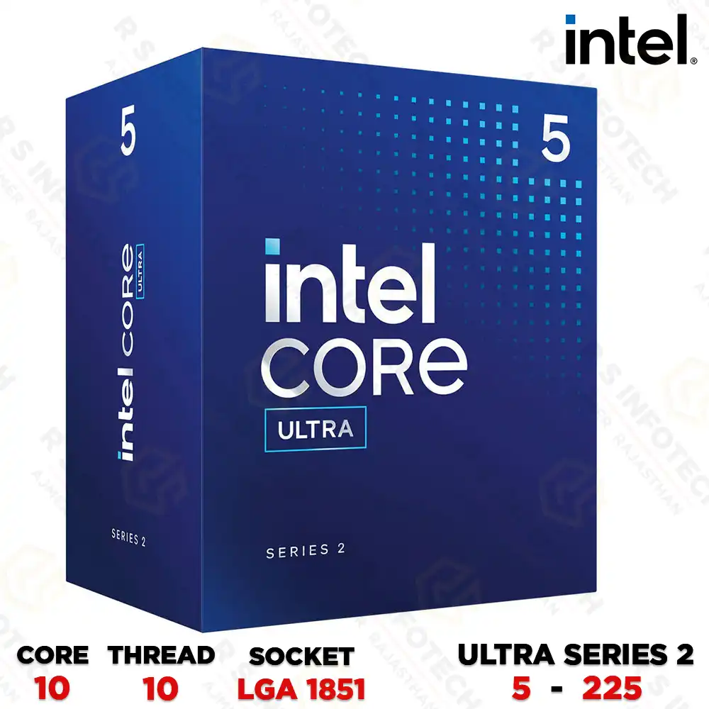 INTEL CORE ULTRA 5 225 DESKTOP PROCESSOR | LGA 1851 | IN-BUILT GRAPHIC