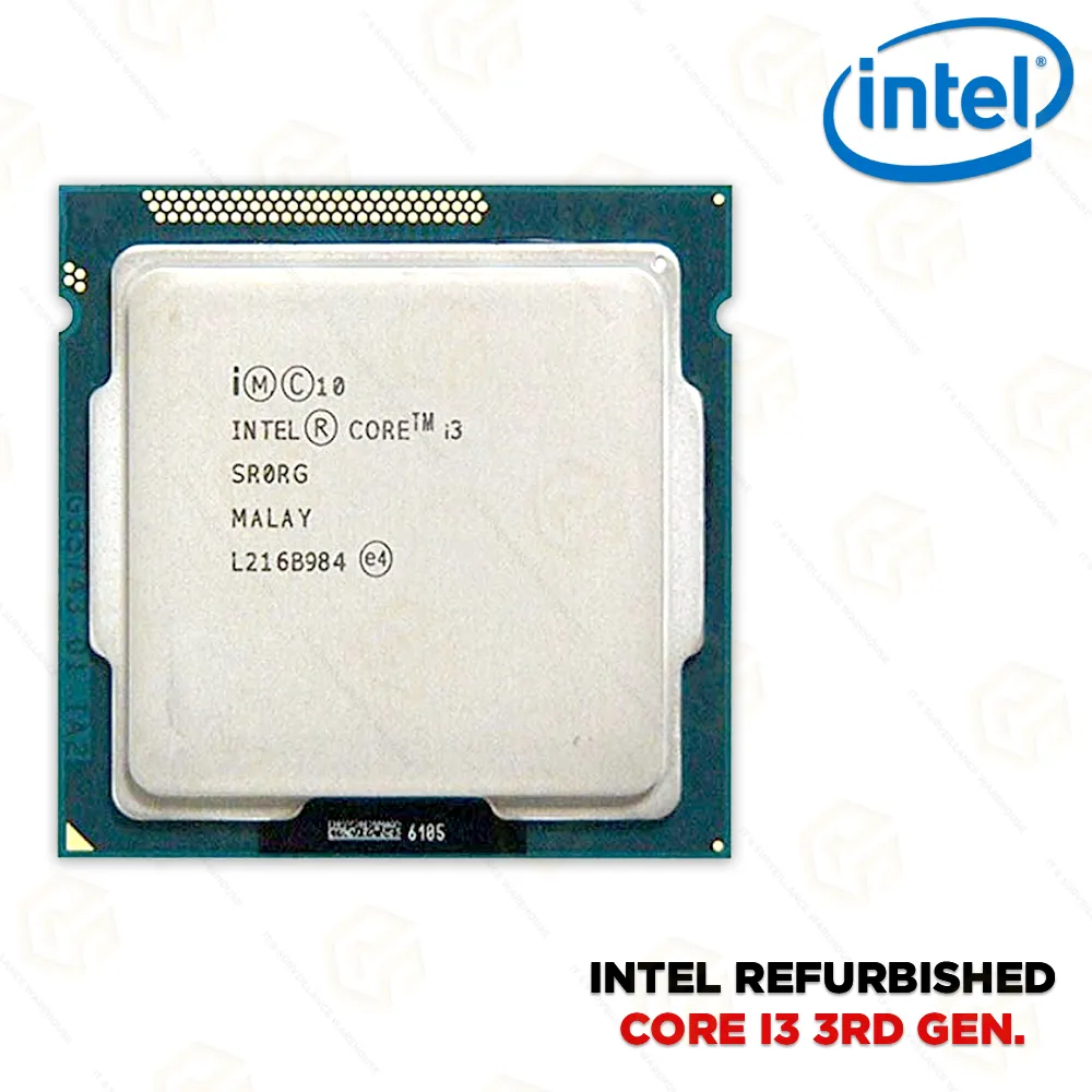 INTEL I3 3RD GENERATION PROCESSOR LGA1155 DESKTOP CPU (1 YEAR)