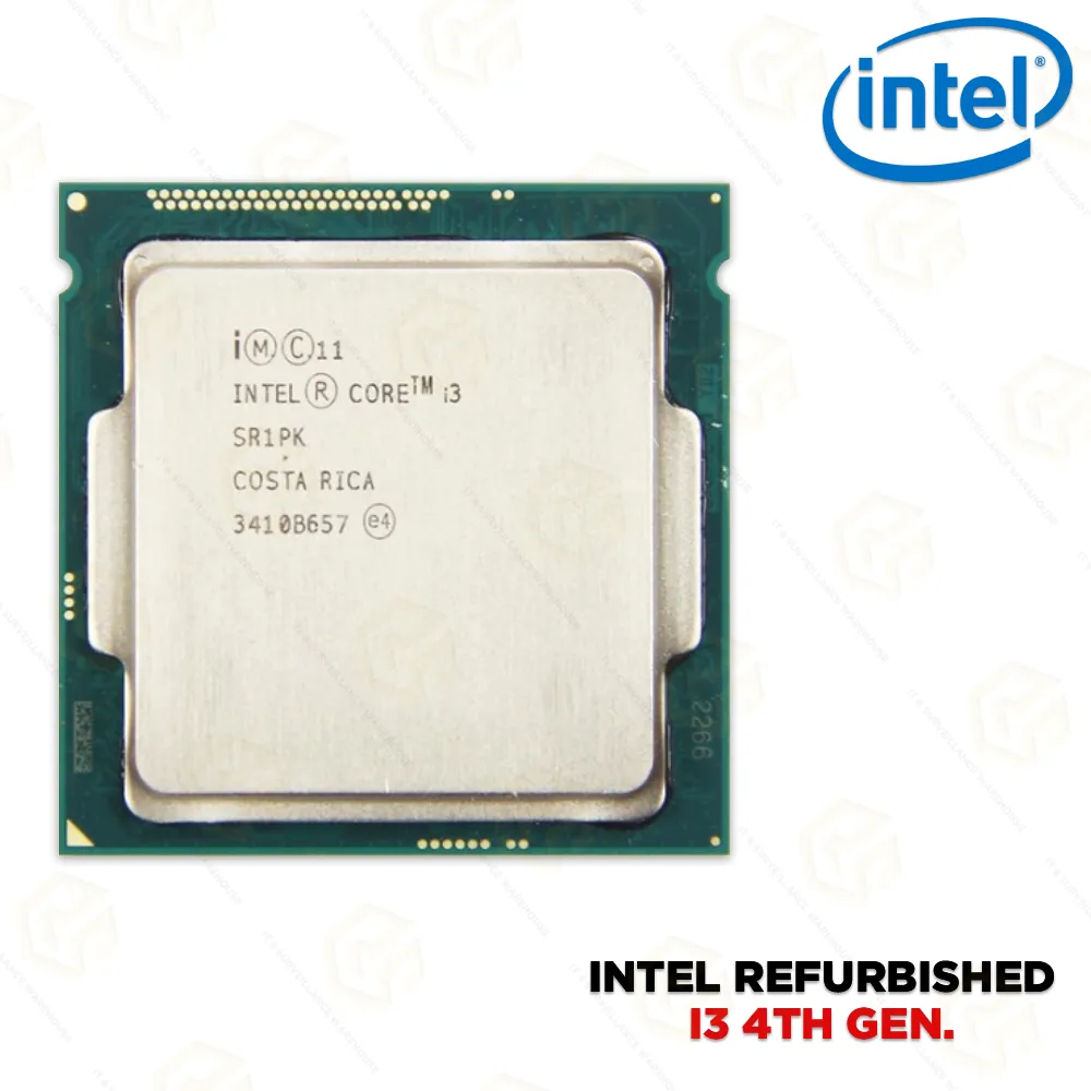 INTEL I3 4TH GENERATION PROCESSOR LGA1150 DESKTOP CPU (1 YEAR)