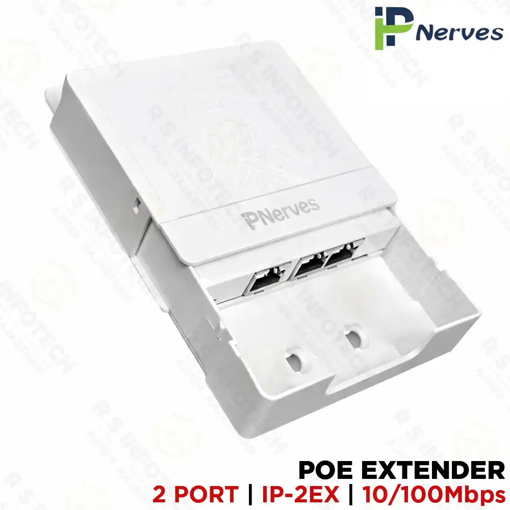 IP NERVES IP-2EX 2 PORT POE EXTENDER | GIGABIT POE NETWORK EXTENDER