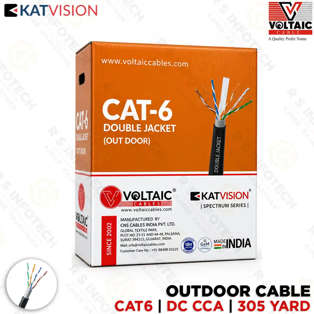 KATVISION CAT6 305 YARD UTP SPECTRUM CCA D/C CABLE