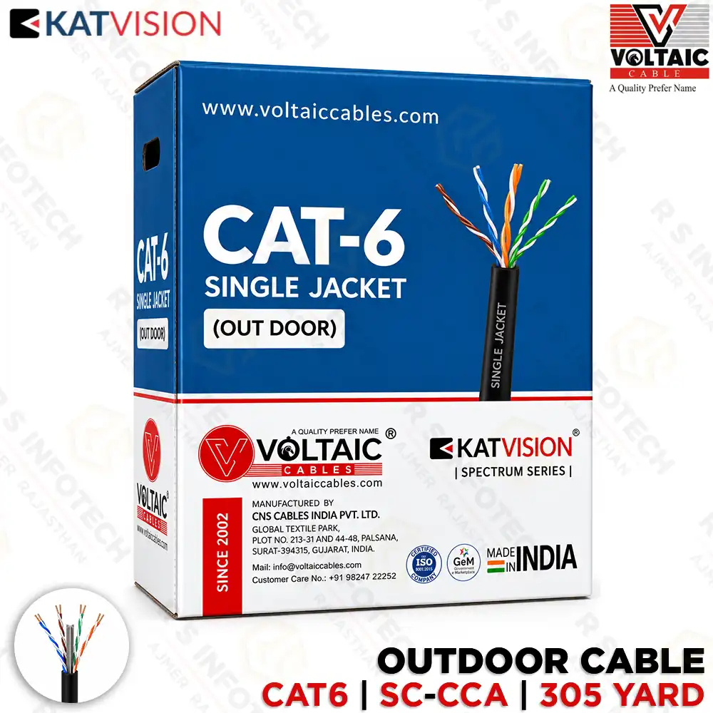 KATVISION CAT6 305 YARD UTP SPECTRUM CCA S/C NETWORK CABLE