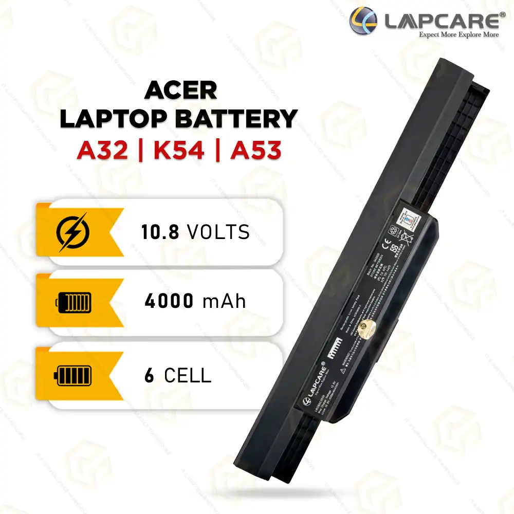 LAPCARE BATTERY ASUS A32-K54 | A53