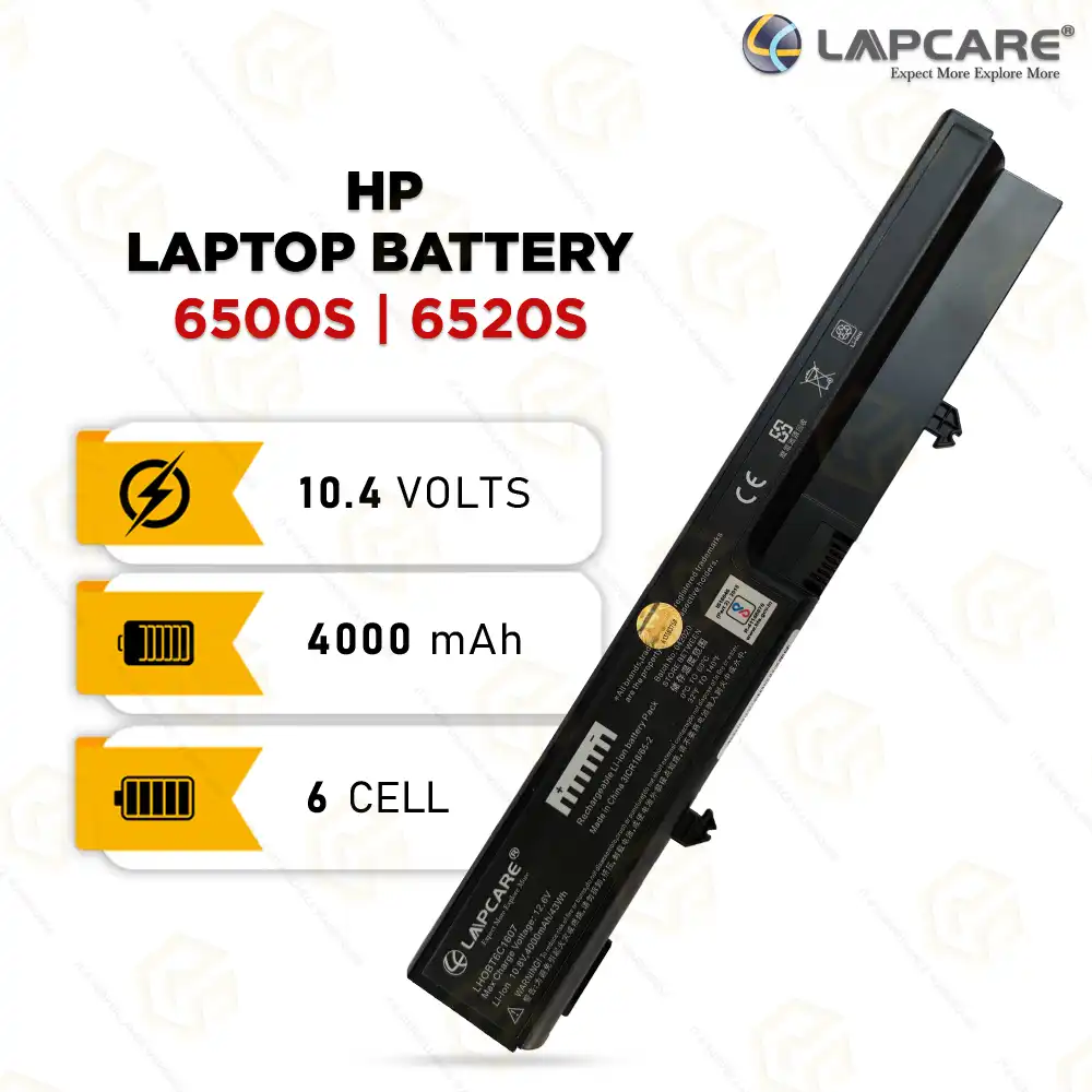 LAPCARE HP LAPTOP BATTERY 6500S/6520S