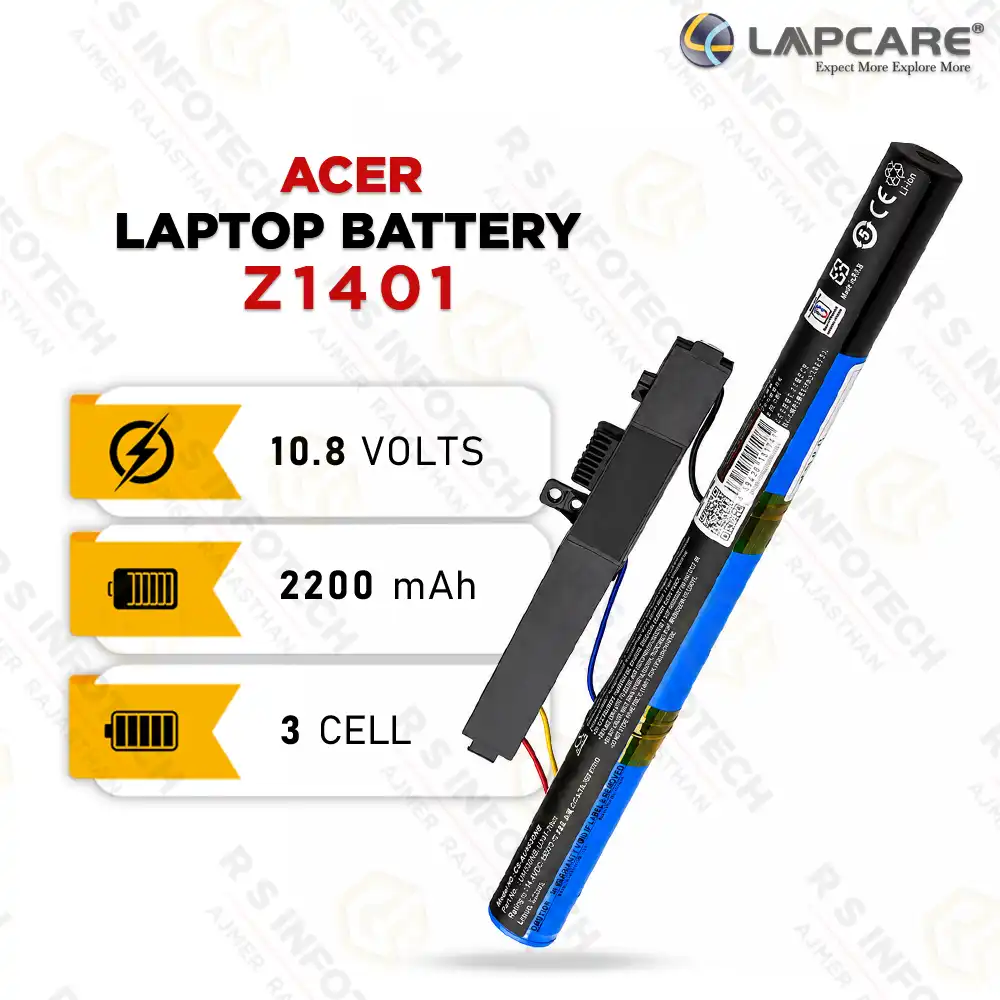 LAPCARE LAPTOP BATTERY FOR ACER Z1401 | LAOBTON8315
